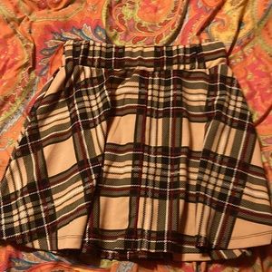 SHEIN plaid skirt